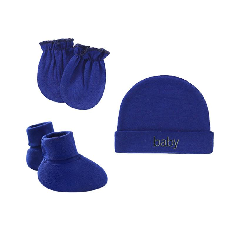 Soft Neonatal Fetal Cap Newborn Hat Anti Scratch Gloves Mittens Hat Foot Cover Set Baby Shower Gift Hand And Foot Cover Baby Cap