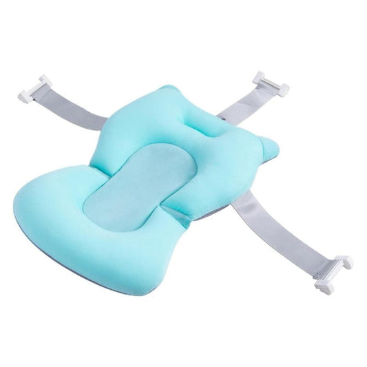 Newborn Bath Cushion Adjustable Anti-skid Support Pillow For Bathtub Newborn Essentials With Buckles And 3 Safety Belts For