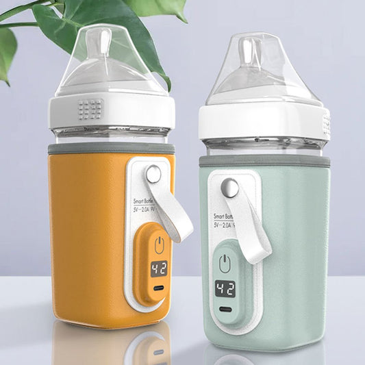 Baby Feeding Milk Bottle Warmer Thermal Bag Hot Heating Bottle Thermos Bottle Cover Constant Temperature Night Milk Artifact